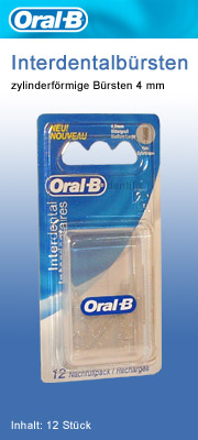 Oral-B Ersatzbuerstchen 4,0 mm Interdentalbuersten oral-b