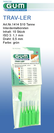 GUM 1414 Interdentalb&uuml;rsten
