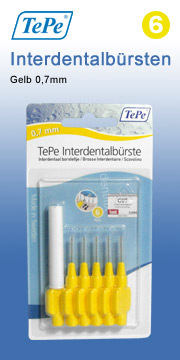 tepe Interdentalbürste gelb