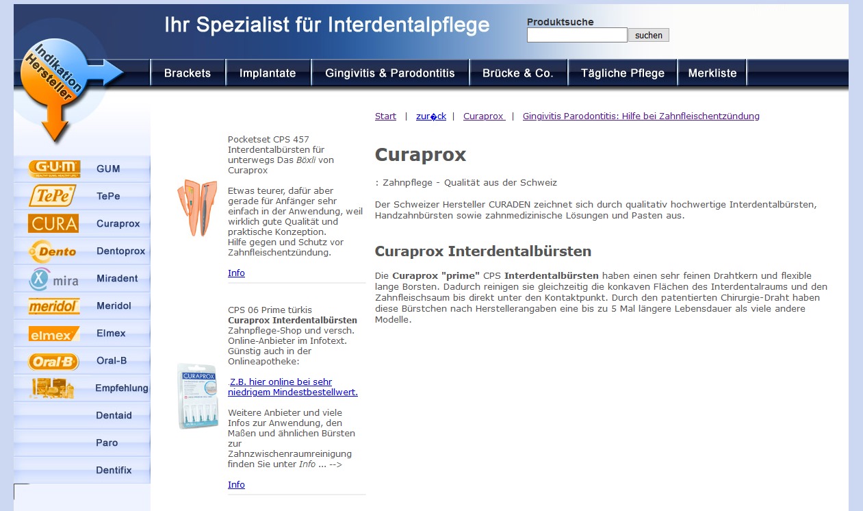 Curaprox Interdentalb&uuml;rsten